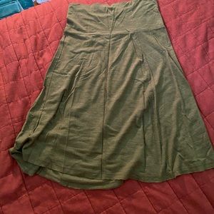 Olivie midi Prana skirt